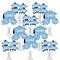 Big Dot of Happiness 2026 Light Blue Graduation Party Centerpiece Sticks - Showstopper Table Toppers - 35 Pieces